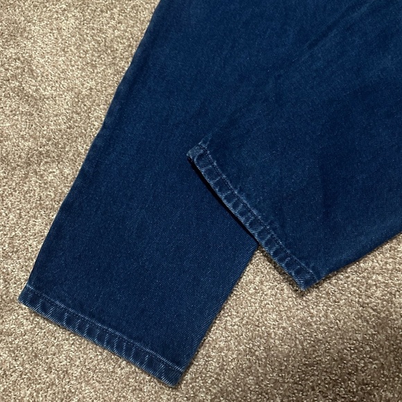 Vintage 80s Lee Dark Wash Tapered Straight Leg High Rise Jeans Women’s Size 32 - Picture 14 of 15